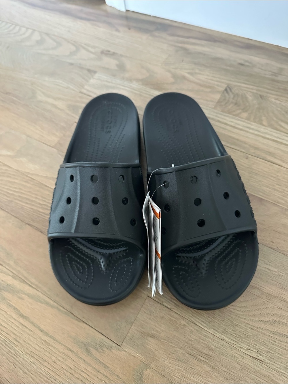NWT CROCS Men’s Black Baya II Slide Sandals - size 10